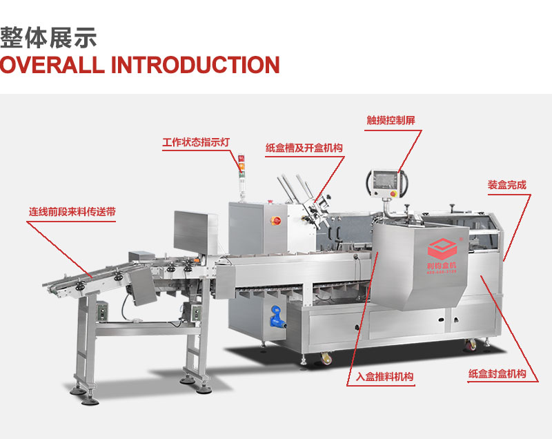 手機(jī)套自動(dòng)裝盒機(jī)整體展示